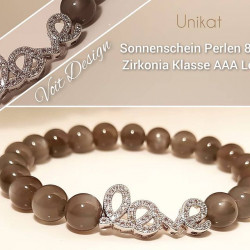 Sonnenschein Perlen Damenarmband, zikonia Love